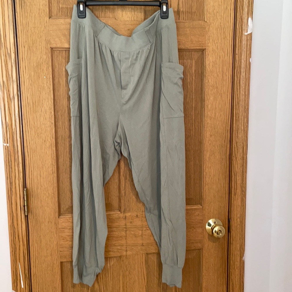 green joggers